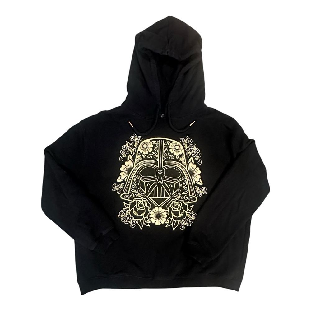 Disneyland Paris Star Wars Darth Vader Hoodie Gold Embroidery Women’s M